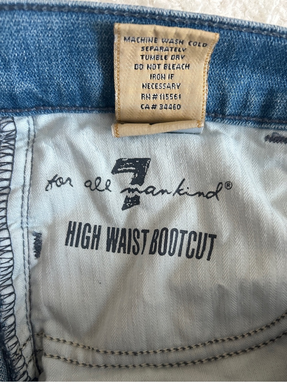 7 for all mankind high waist bootcut jean - Picture 5 of 7